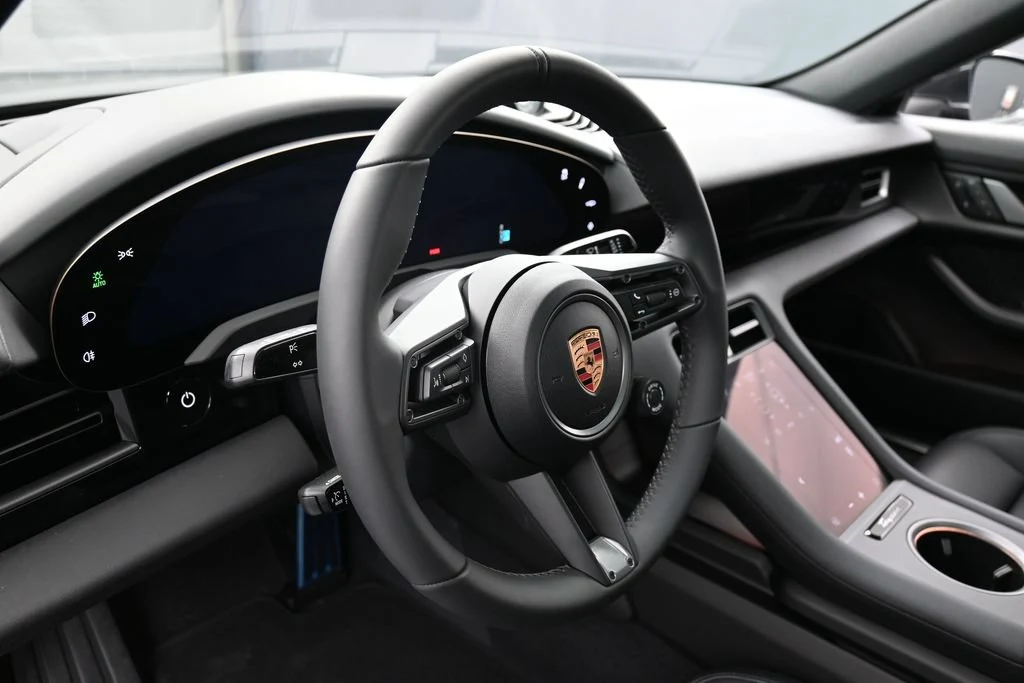 2026 Porsche Taycan 4S interior, Black