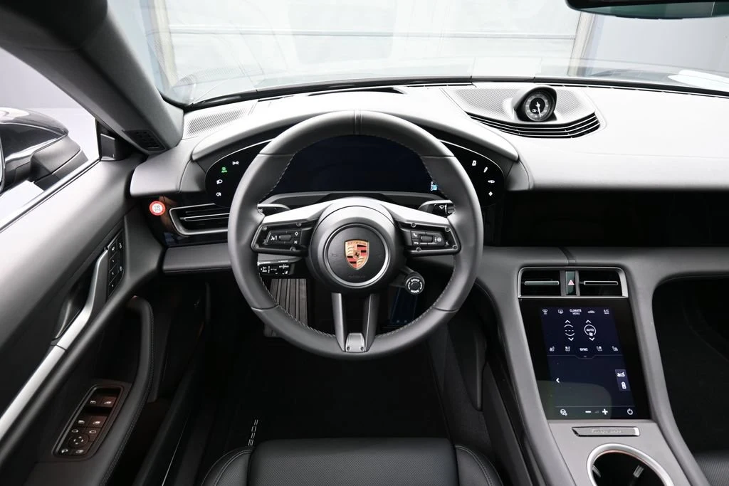 2026 Porsche Taycan 4S interior, dashboard, Black