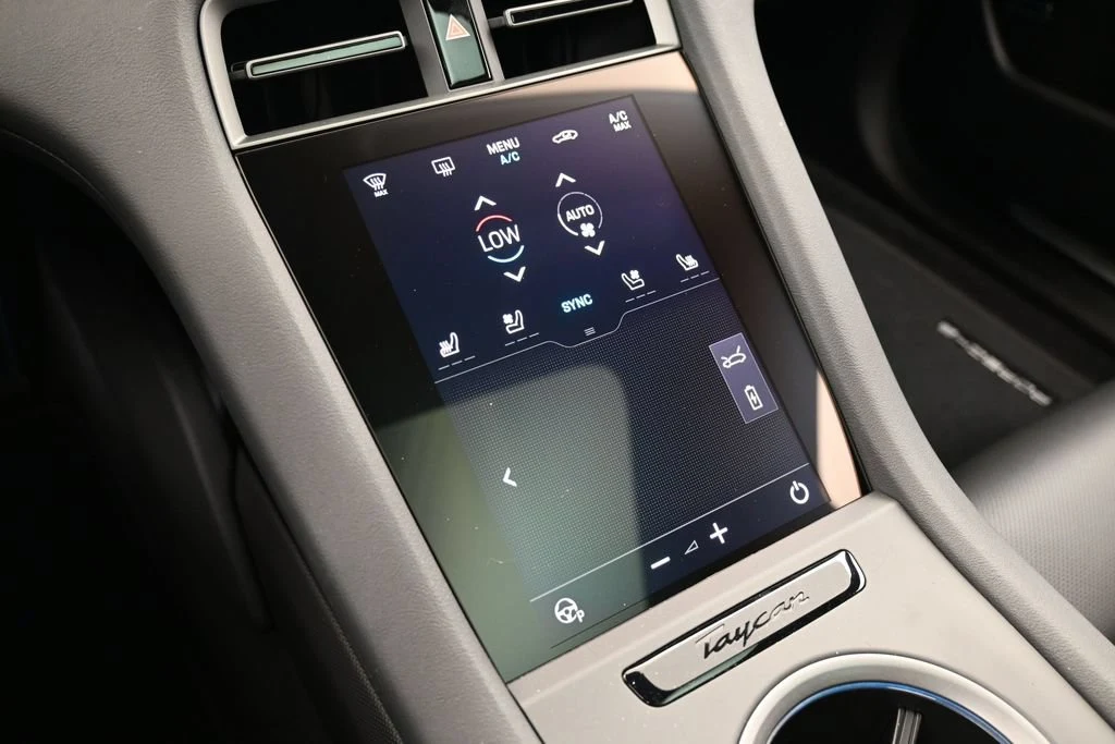 2026 Porsche Taycan 4S interior, Black