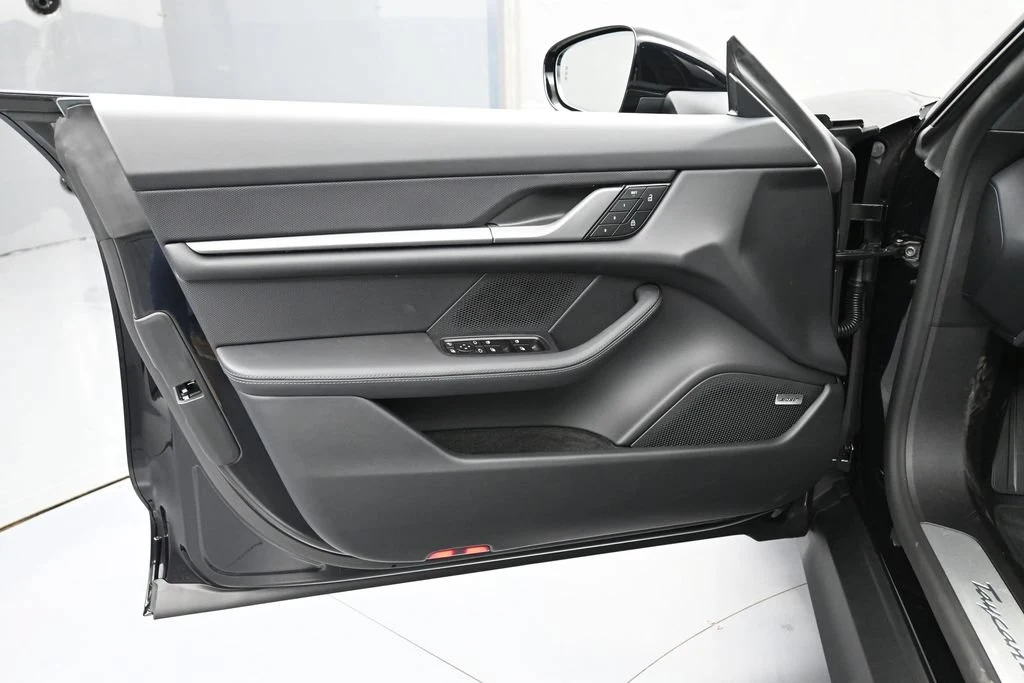 2026 Porsche Taycan 4 interior, door panel, Black