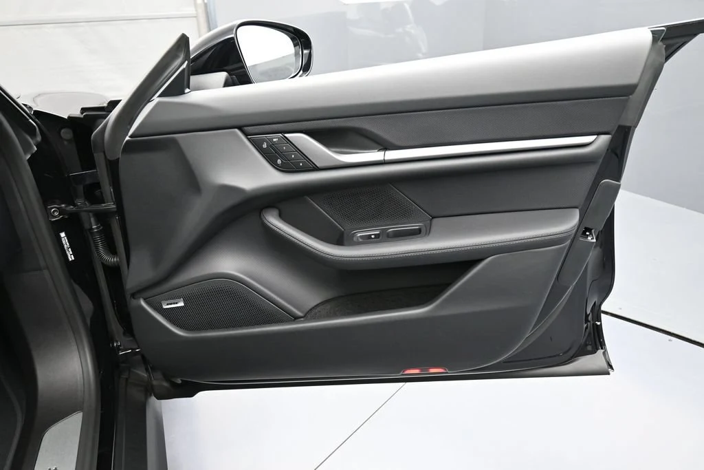 2026 Porsche Taycan 4 interior, door panel, Black
