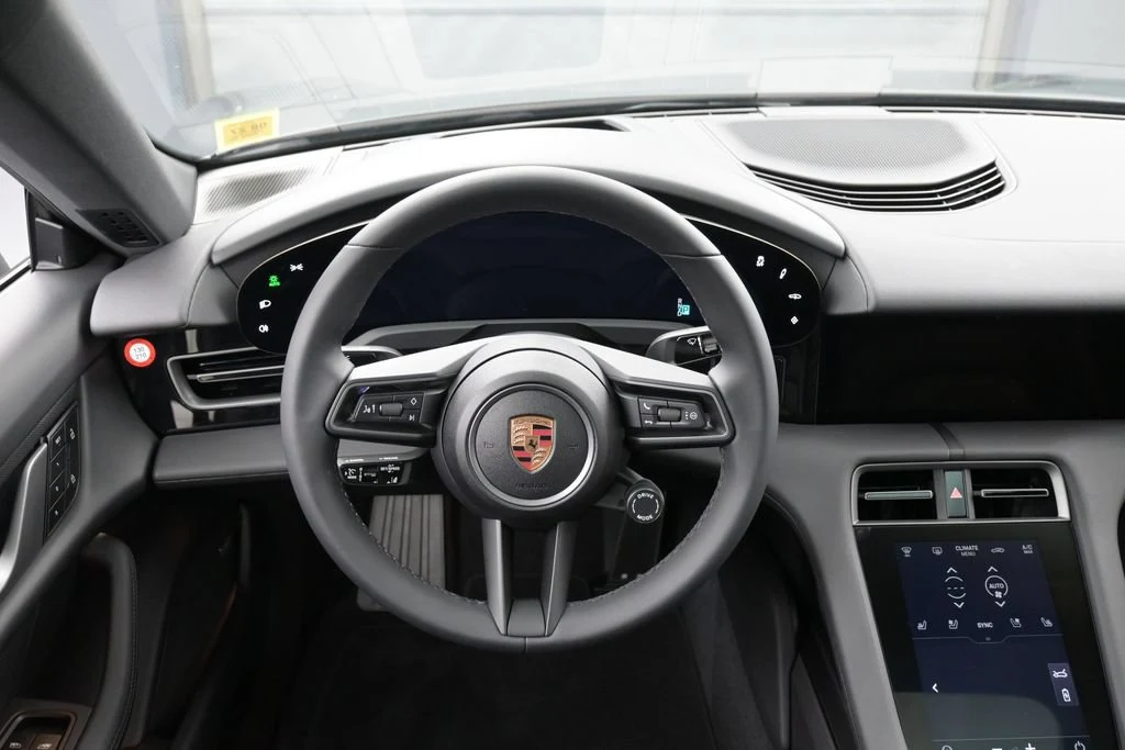 2026 Porsche Taycan interior, dashboard, Black