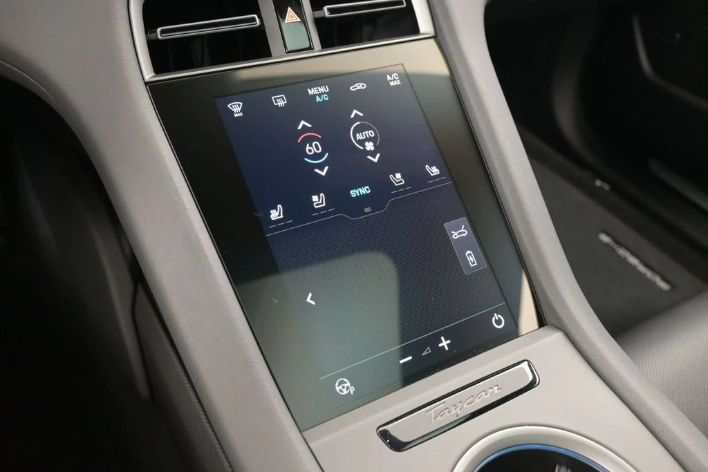 2026 Porsche Taycan interior, Black