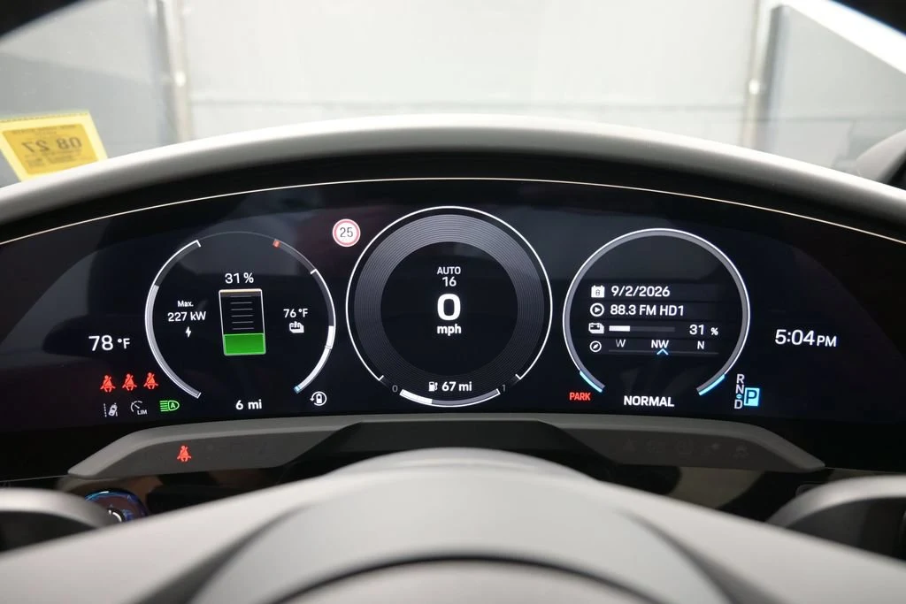 2026 Porsche Taycan interior, Black
