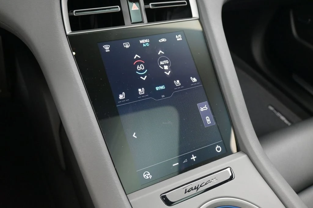 2026 Porsche Taycan interior, Black