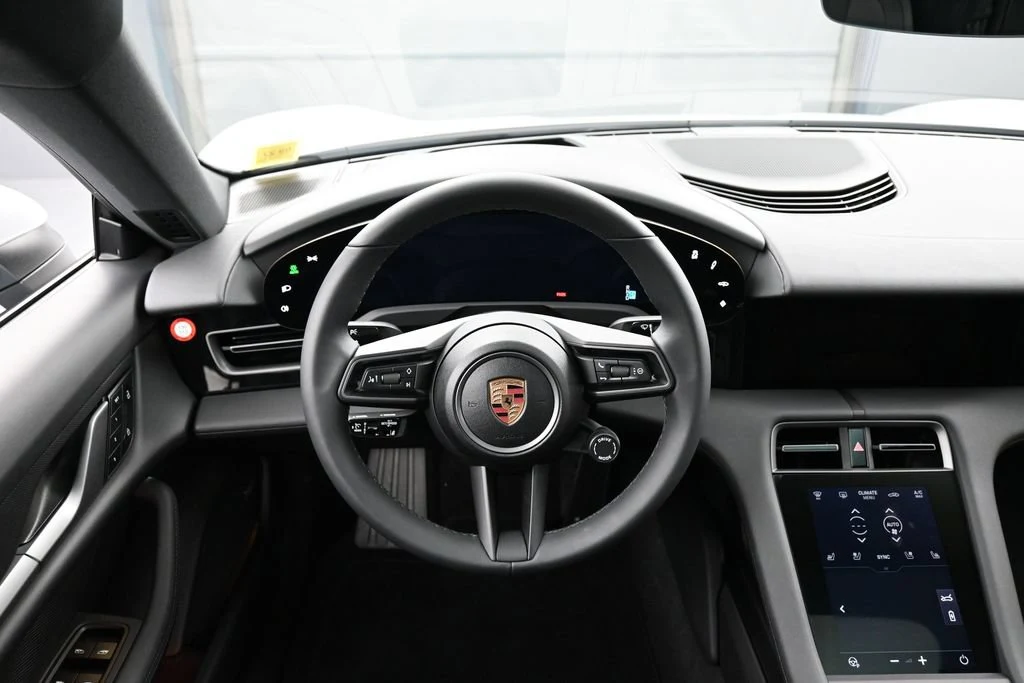 2026 Porsche Taycan interior, dashboard, Black