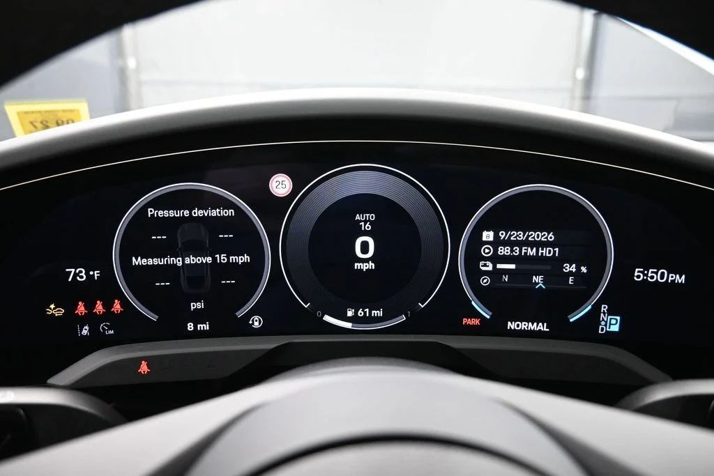 2026 Porsche Taycan interior, Black