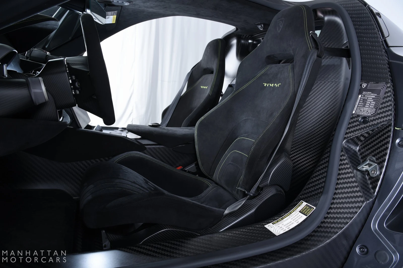 2023 Rimac Nevera interior, seats, Grey