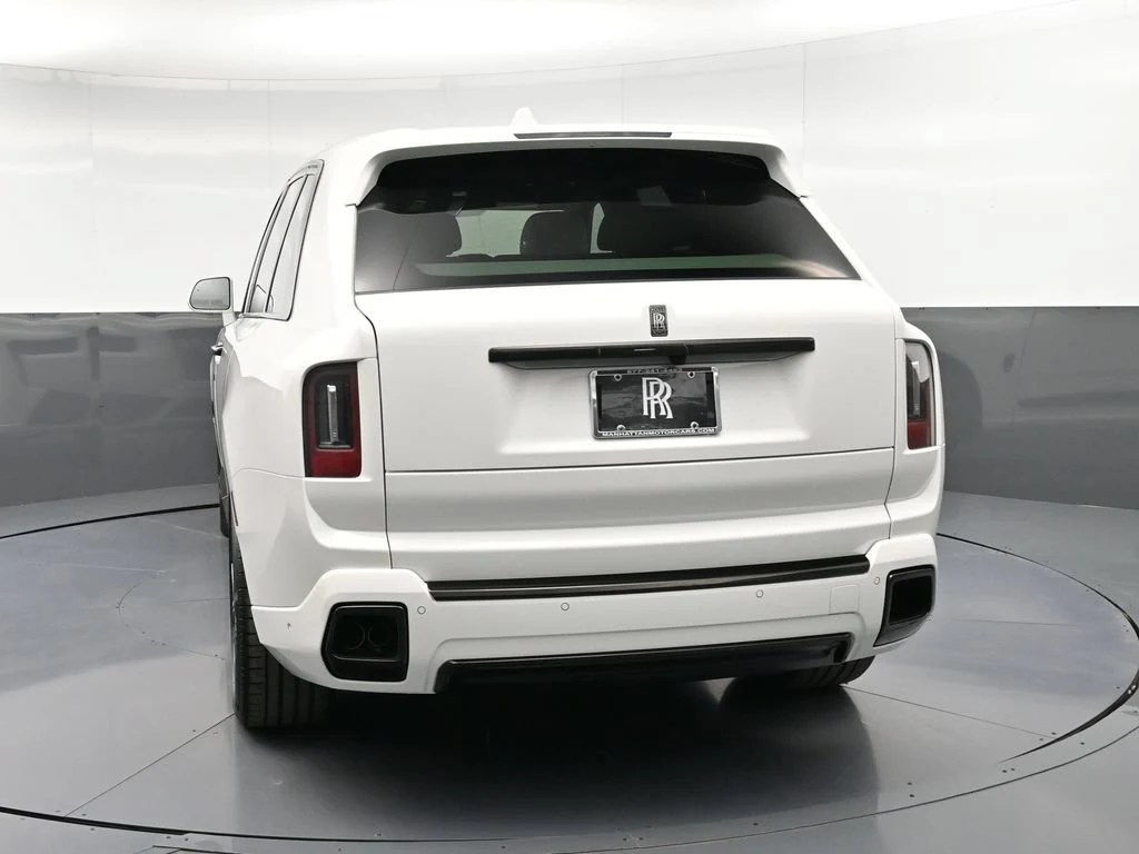 2026 Rolls-Royce Black Badge Cullinan Series II, rear three-quarter view, White