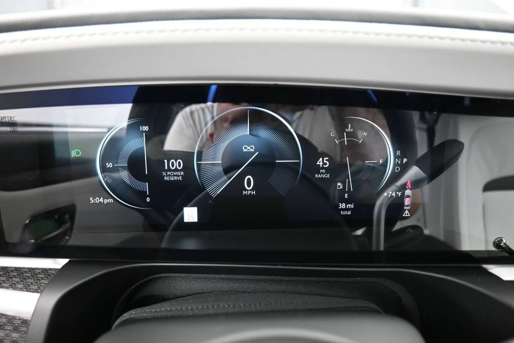 2027 Rolls-Royce Black Badge Ghost Series II interior, Artic White