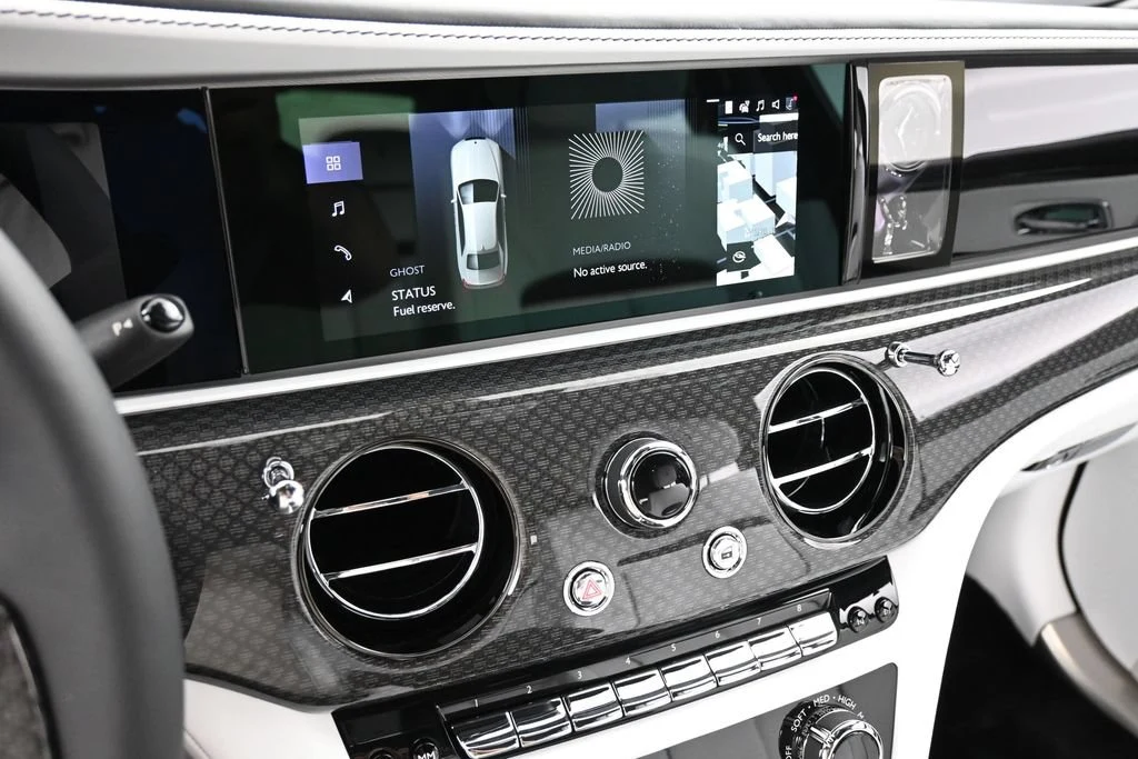 2027 Rolls-Royce Black Badge Ghost Series II interior, Artic White