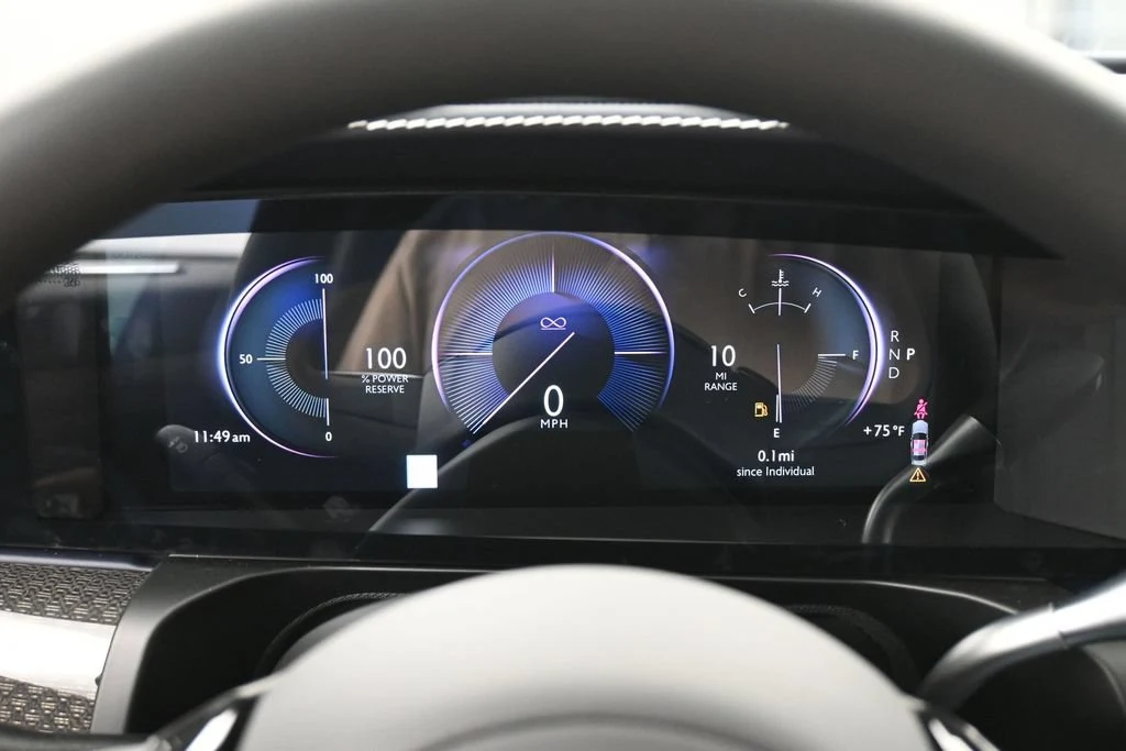 2027 Rolls-Royce Black Badge Ghost Series II interior, Navy Blue
