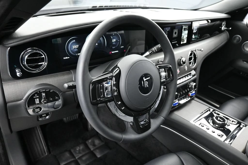 2026 Rolls-Royce Ghost Series II interior, dashboard, Black