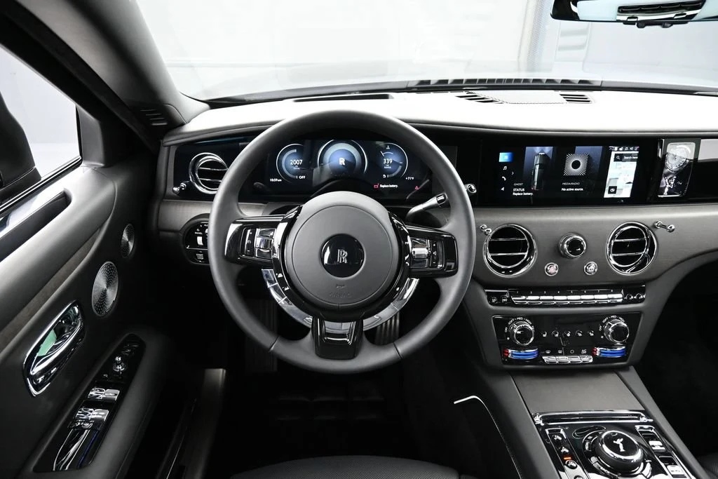 2026 Rolls-Royce Ghost Series II interior, dashboard, Black
