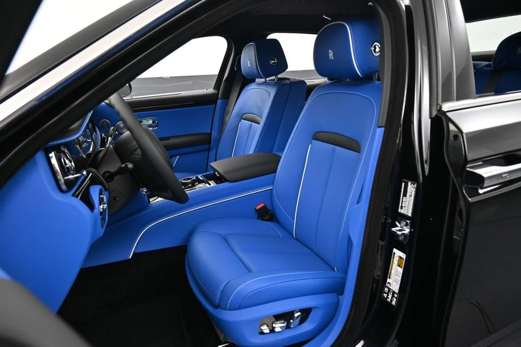 2027 Rolls-Royce Ghost Series II interior, seats, Radiant Blue