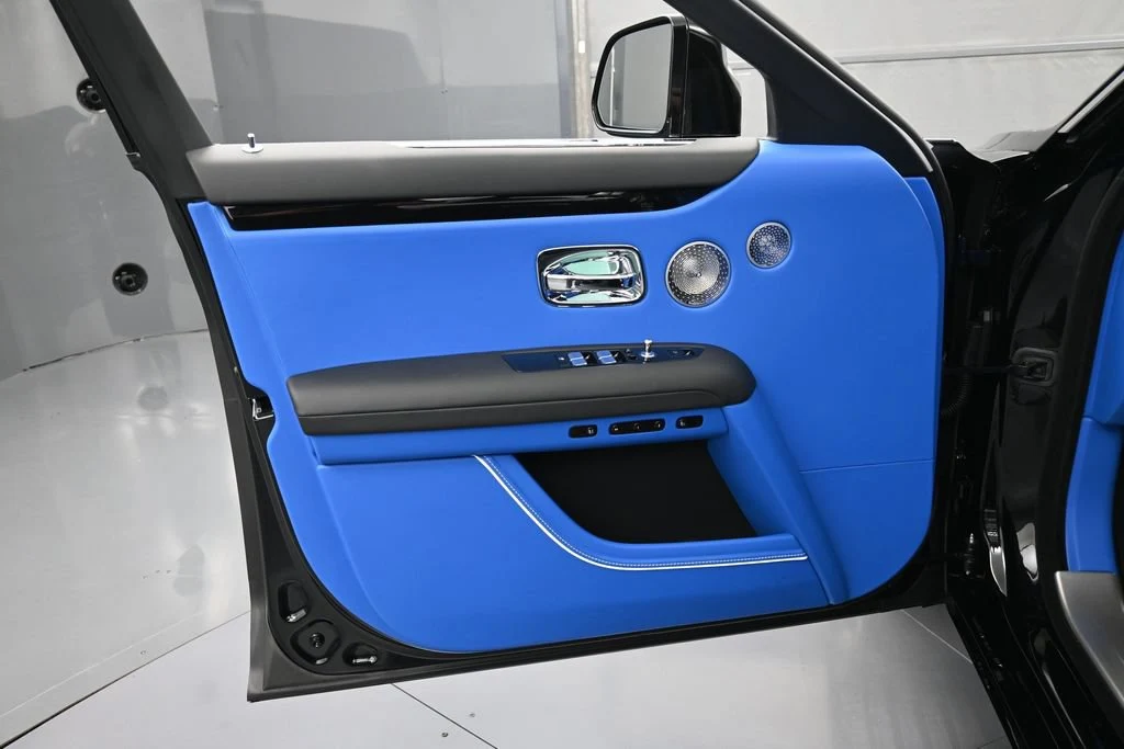 2027 Rolls-Royce Ghost Series II interior, door panel, Radiant Blue