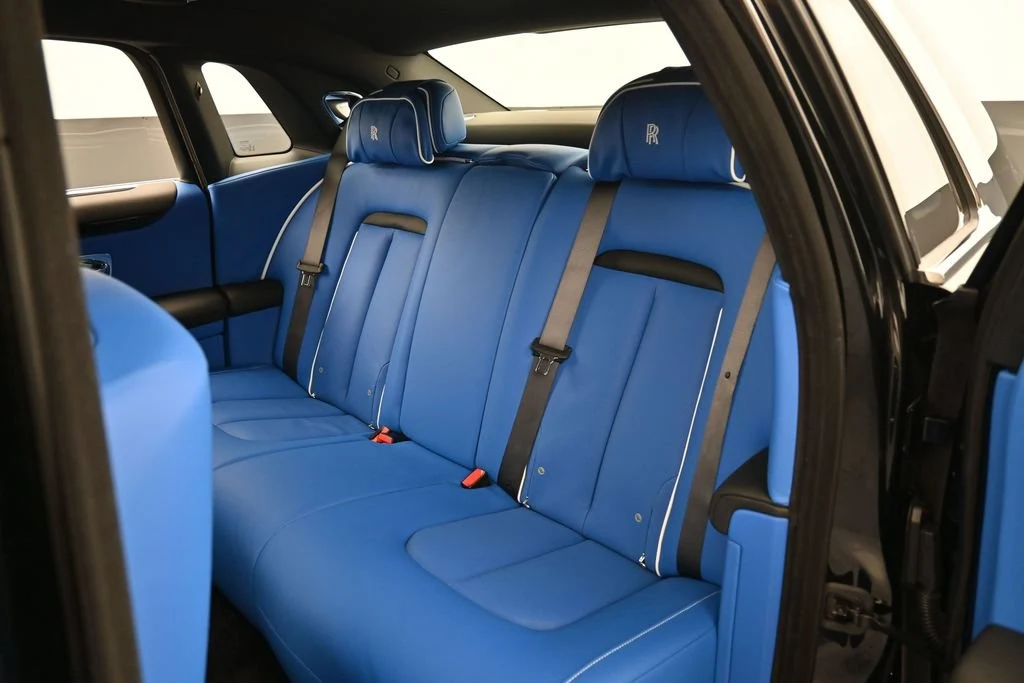2027 Rolls-Royce Ghost Series II interior, seats, Radiant Blue