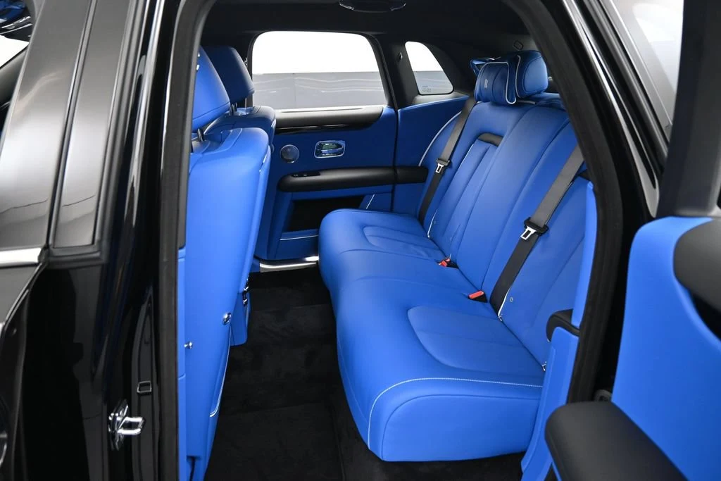 2027 Rolls-Royce Ghost Series II interior, seats, Radiant Blue