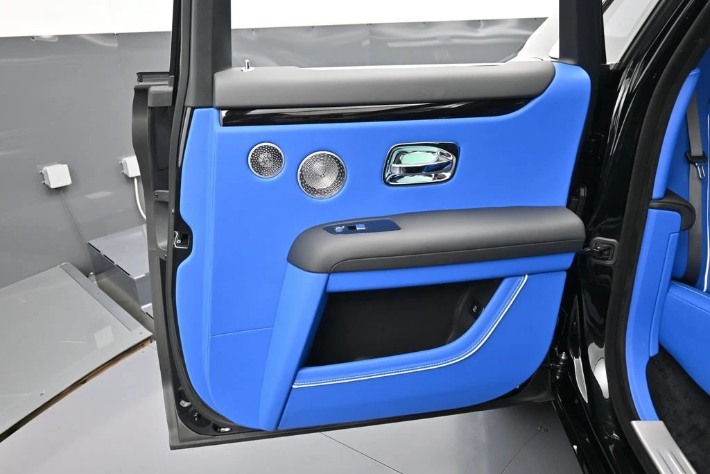 2027 Rolls-Royce Ghost Series II interior, door panel, Radiant Blue