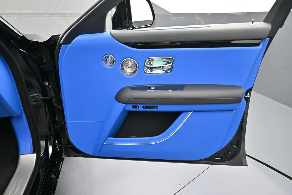 2027 Rolls-Royce Ghost Series II interior, door panel, Radiant Blue