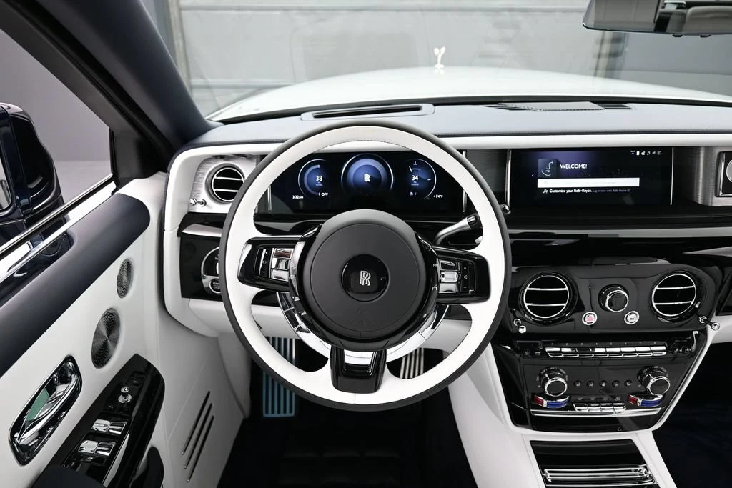 2027 Rolls-Royce Phantom Series II interior, dashboard, Arctic White