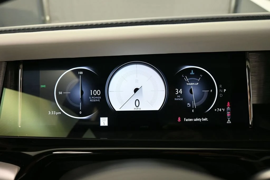 2027 Rolls-Royce Phantom Series II interior, Arctic White