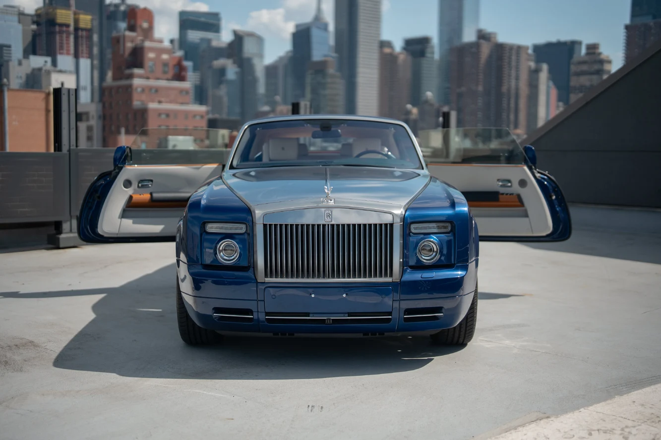 2011 Rolls-Royce Phantom Drophead Coupe for sale, exterior, Blue