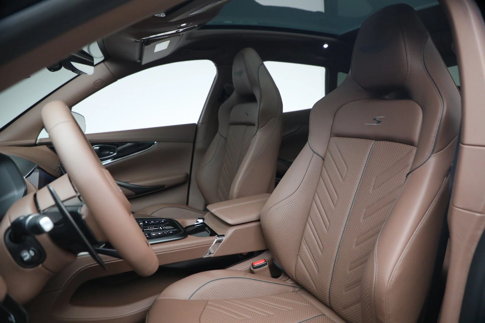 2026 Aston Martin DBX S interior, seats, Havana