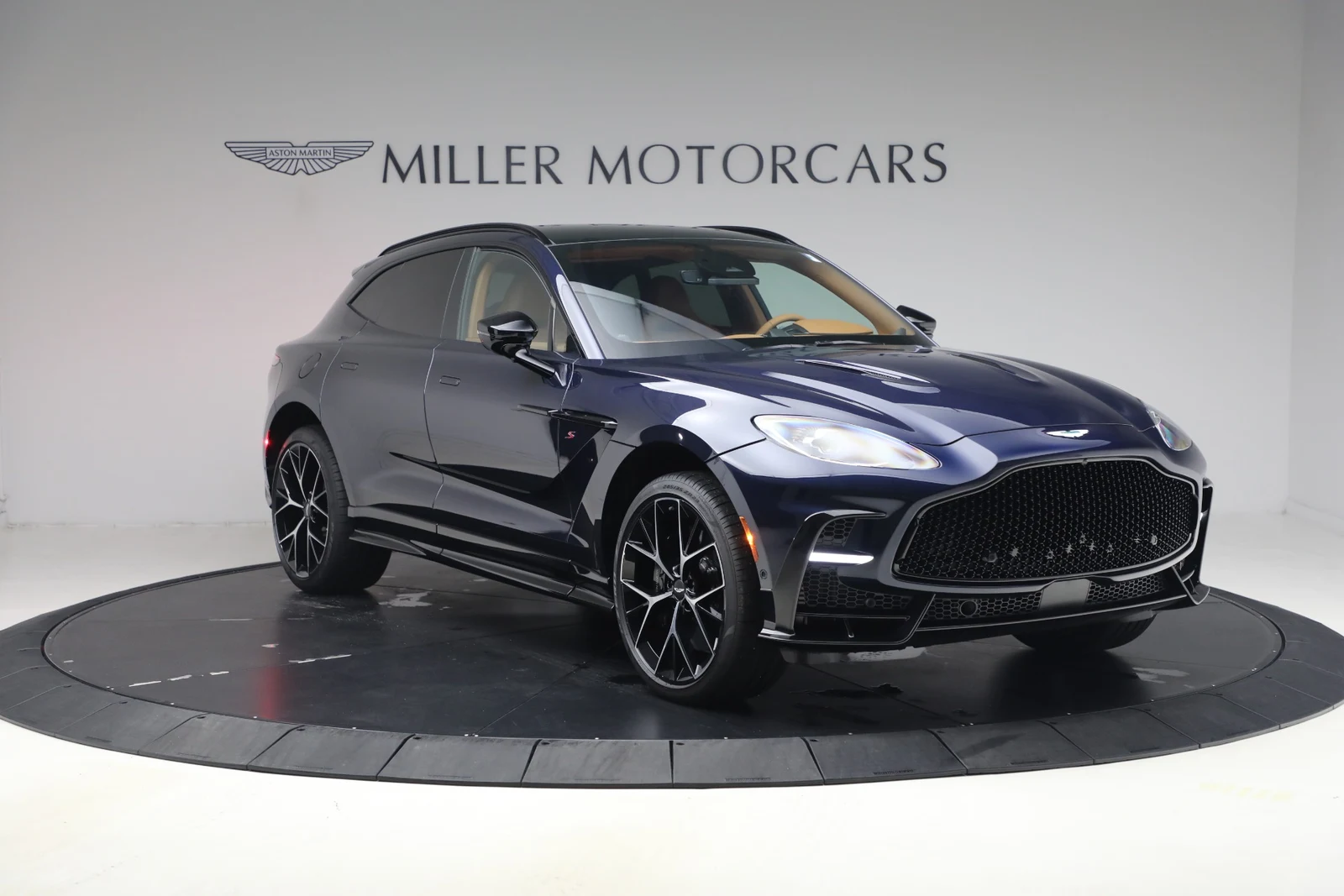 2026 Aston Martin DBX S for sale, front three-quarter view, Midnight Blue