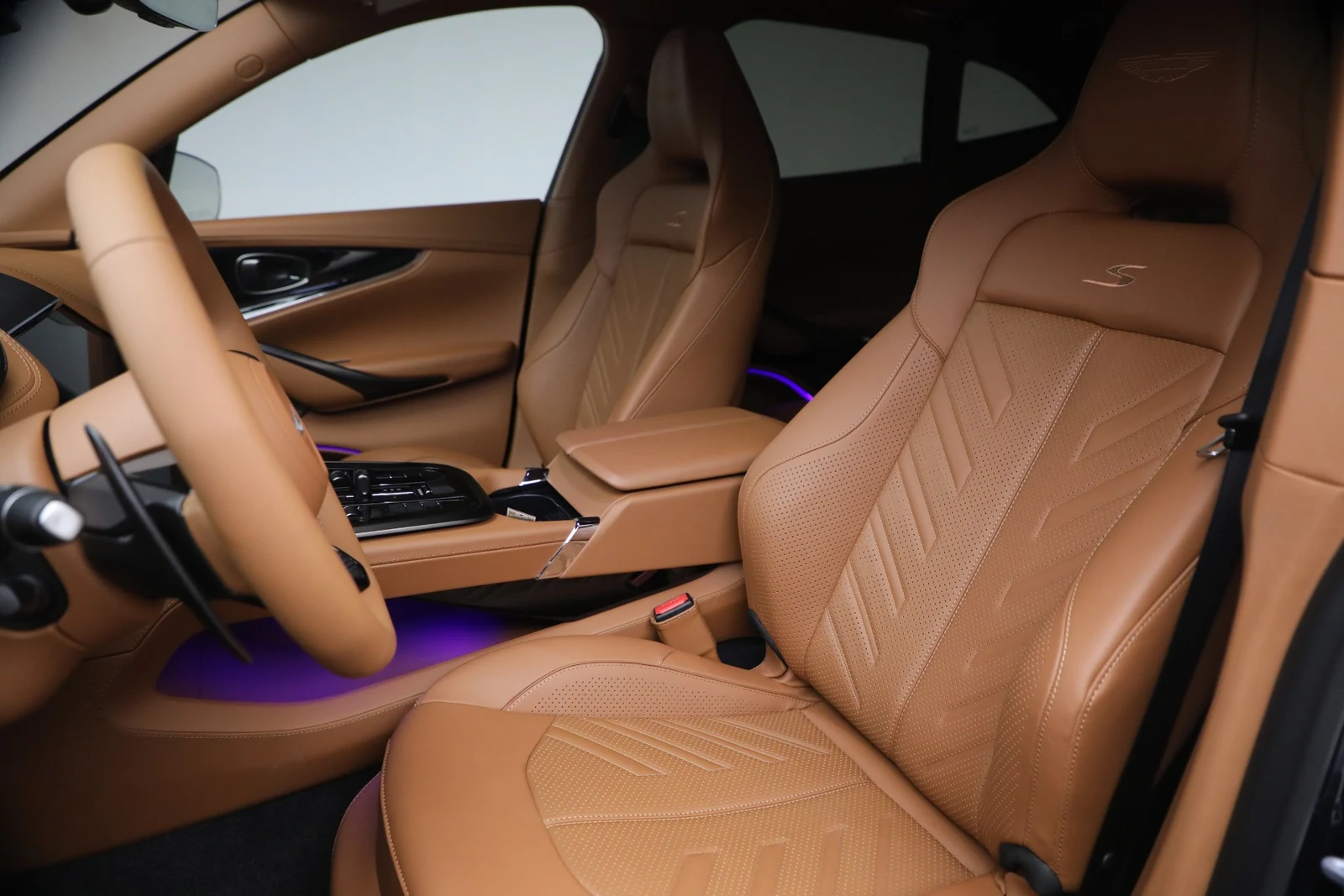 2026 Aston Martin DBX S interior, seats, Centenary Saddle Tan