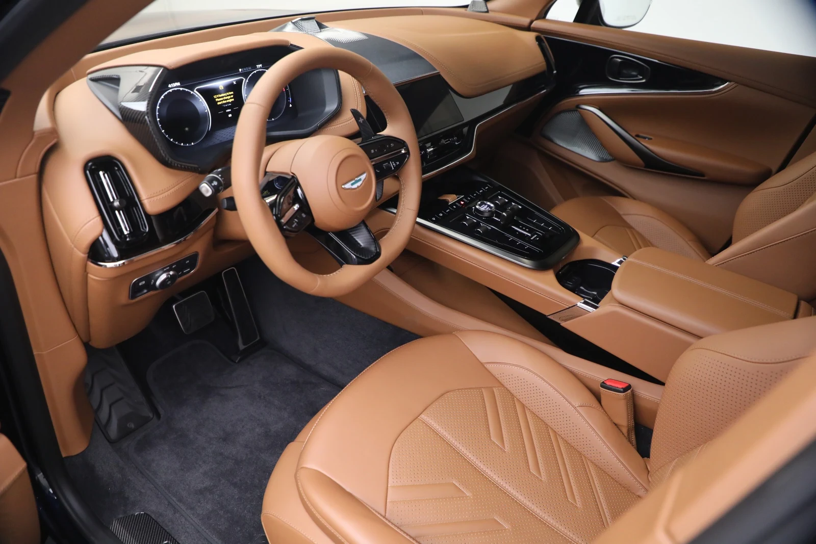 2026 Aston Martin DBX S interior, Centenary Saddle Tan
