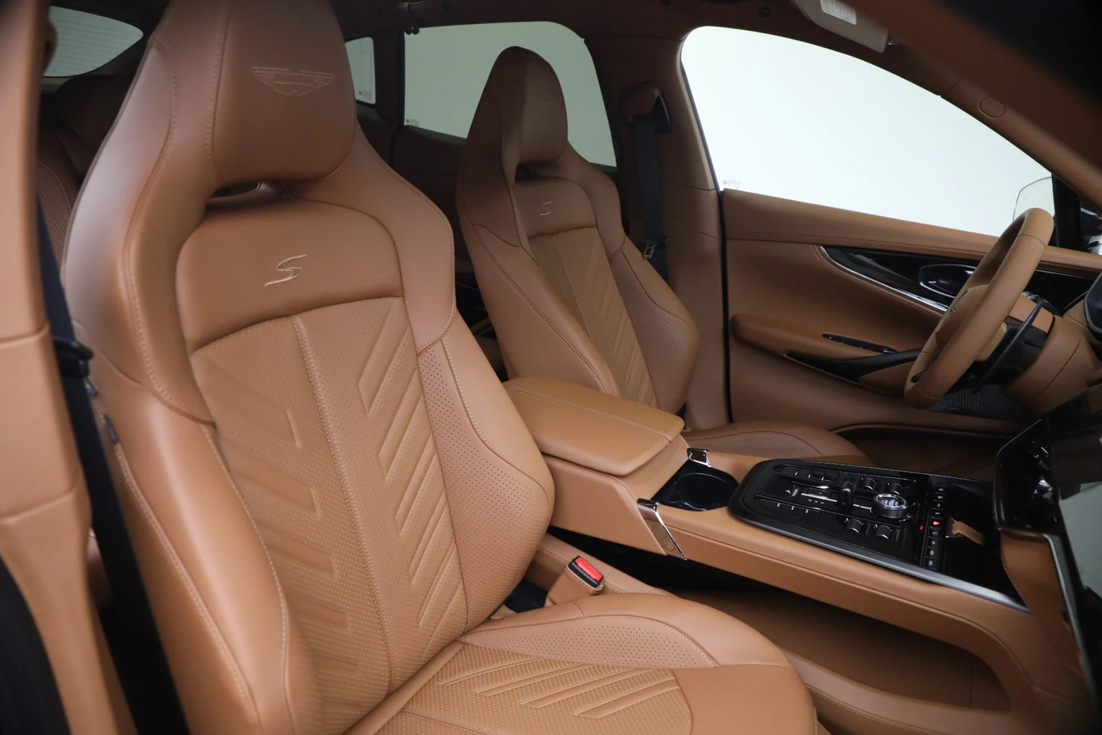 2026 Aston Martin DBX S interior, seats, Centenary Saddle Tan