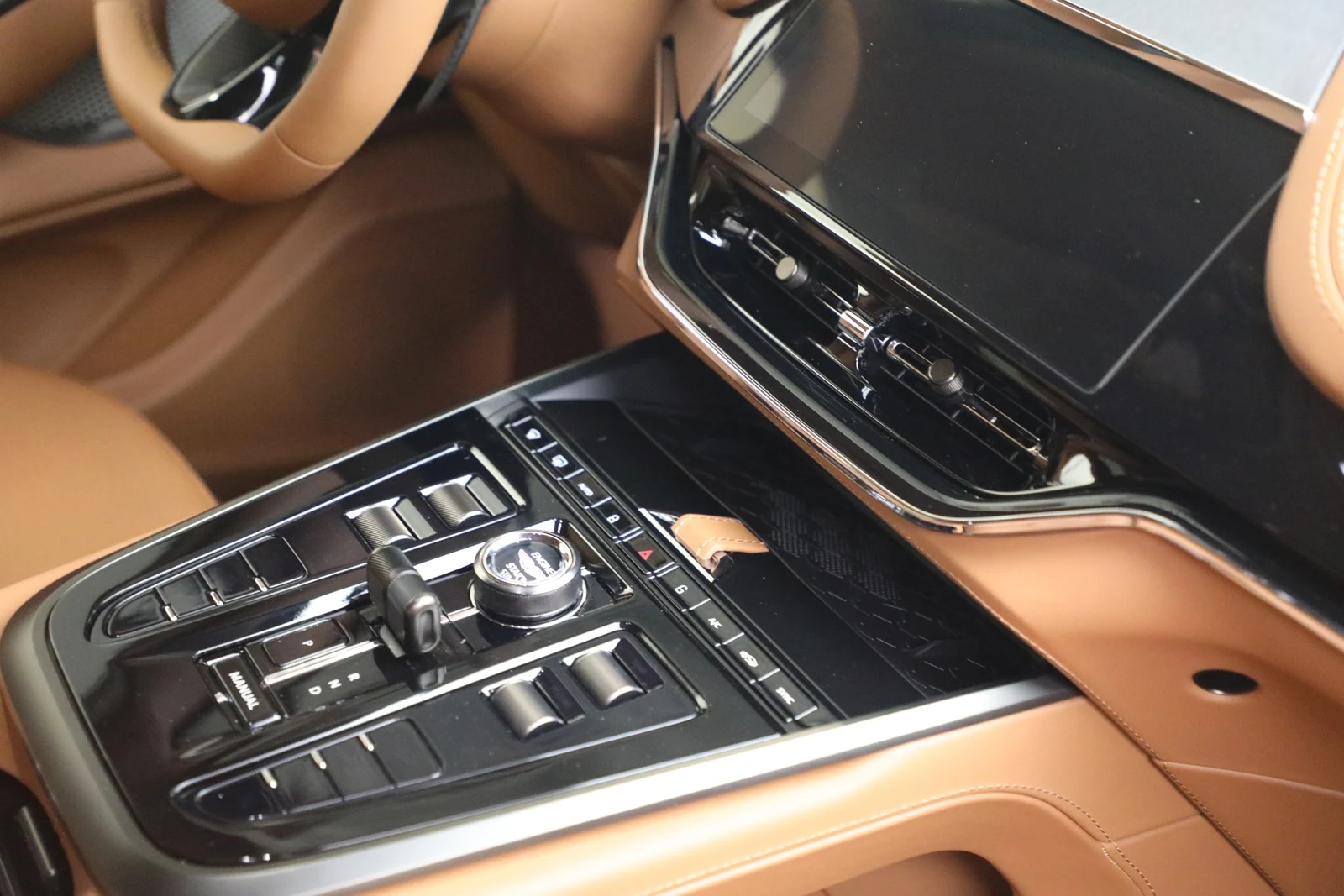 2026 Aston Martin DBX S interior, Centenary Saddle Tan