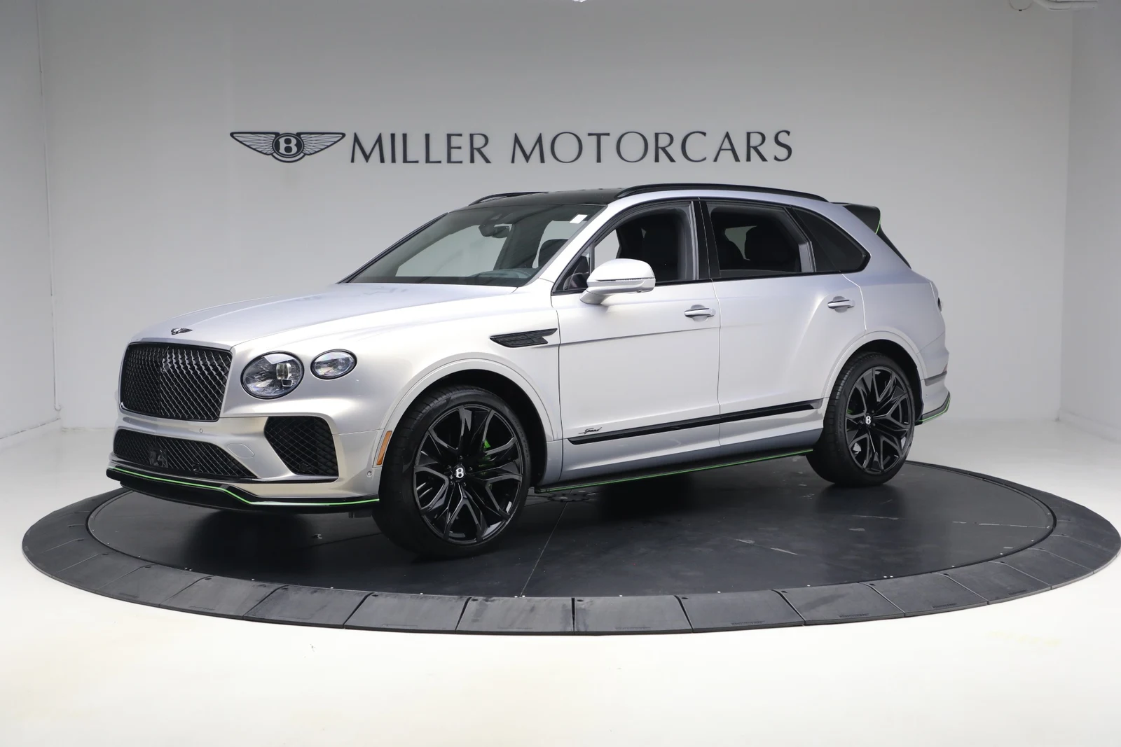 2026 Bentley Bentayga Speed for sale, front three-quarter view, Extreme Silver