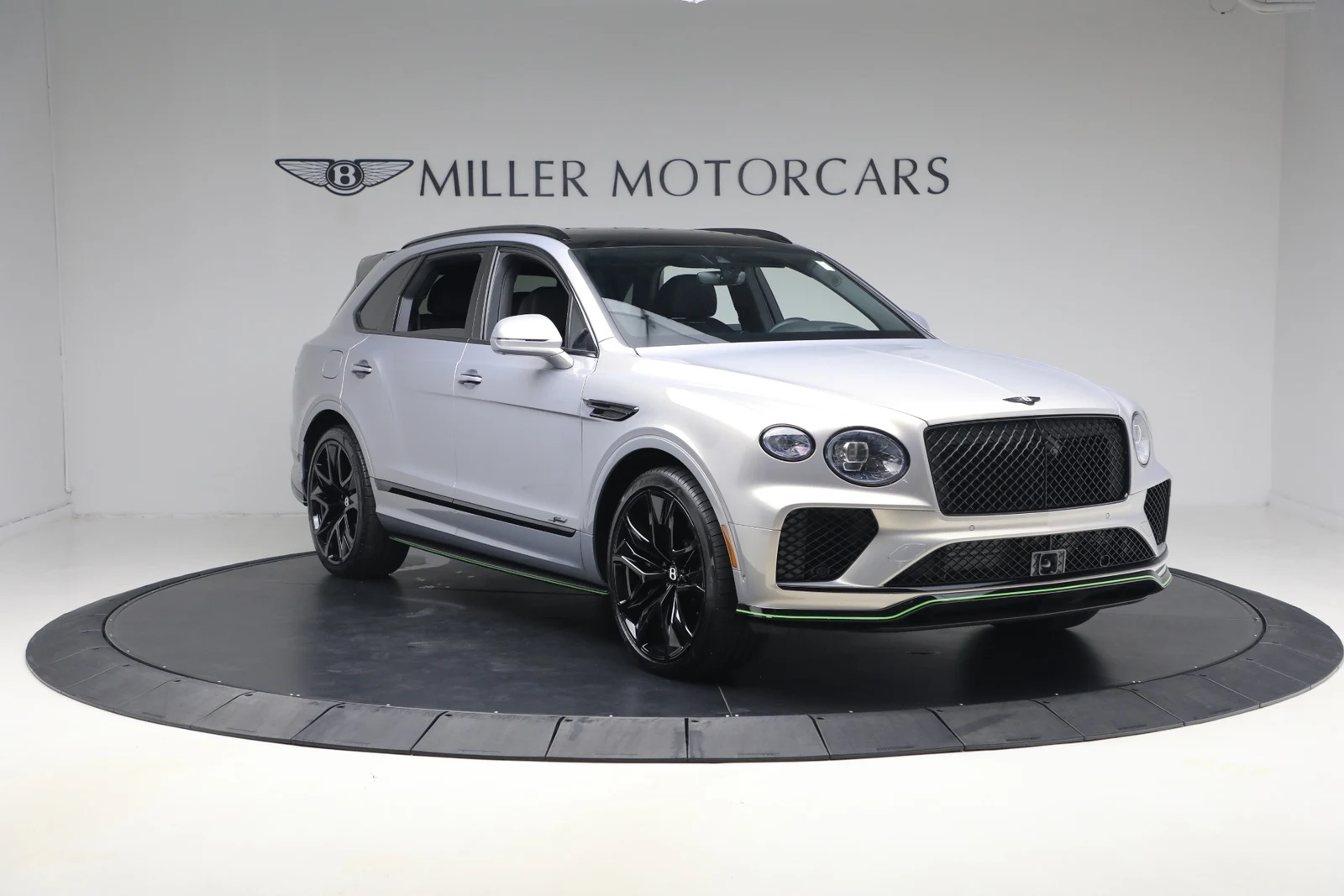 2026 Bentley Bentayga Speed for sale, front three-quarter view, Extreme Silver