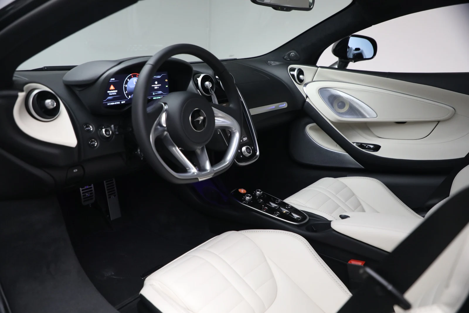 2027 McLaren GTS TechLux interior, dashboard, Porcelain