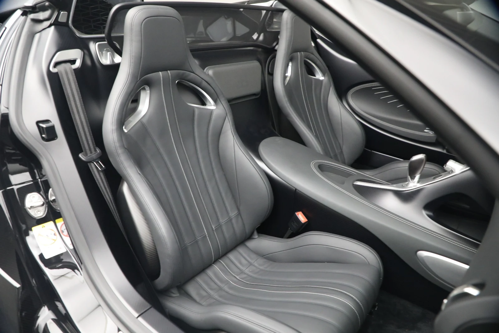 2025 Bugatti W16 Mistral interior, seats, Black