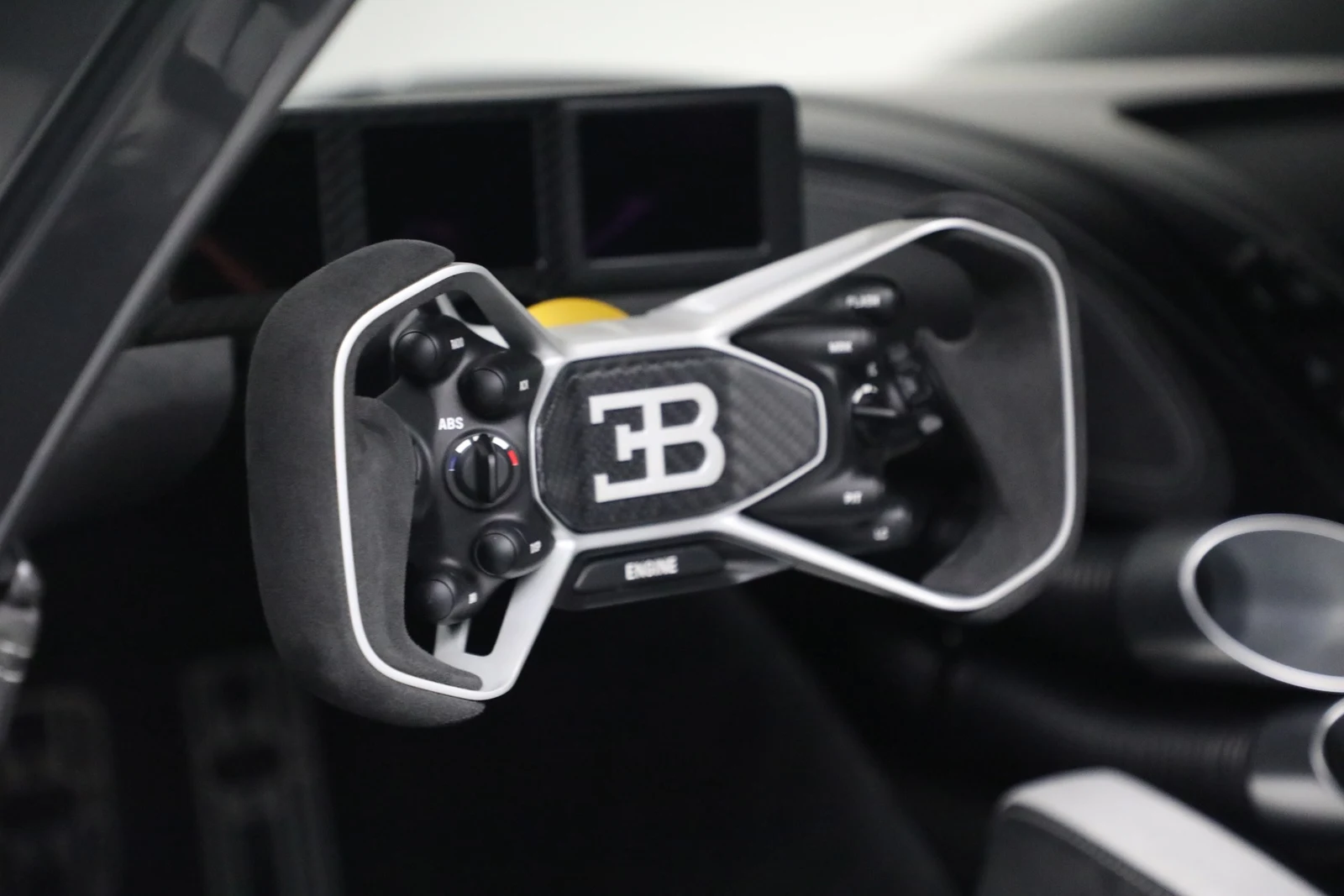 2024 Bugatti Bolide interior, Black