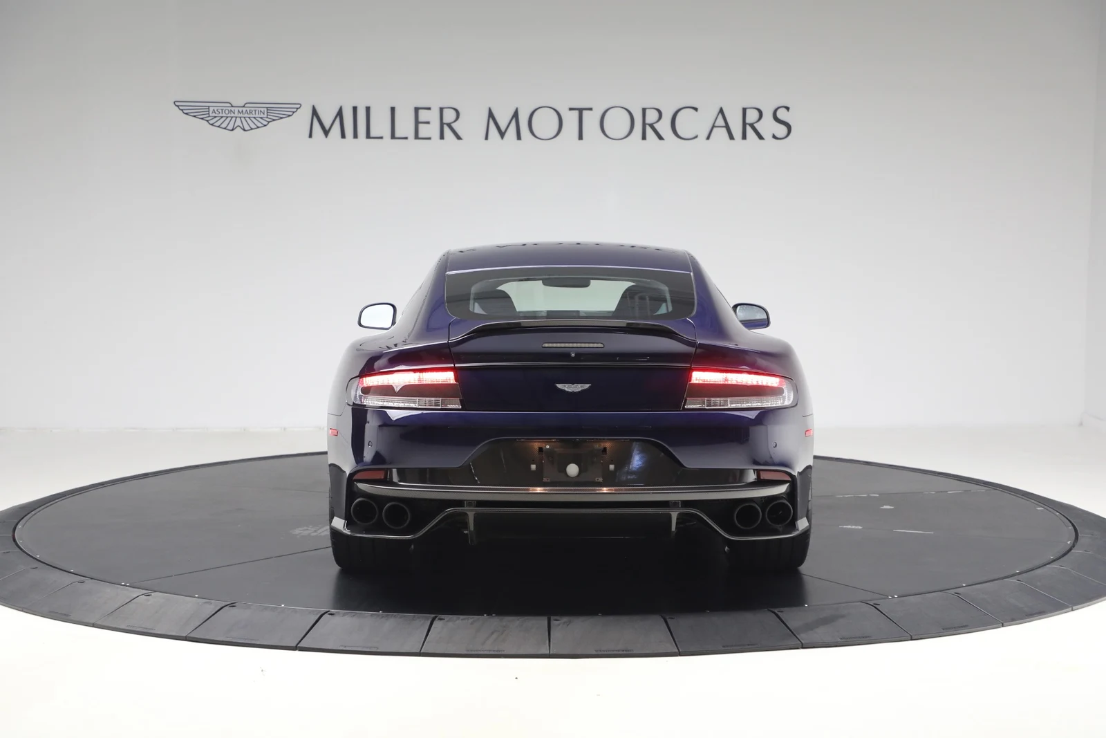 2019 Aston Martin Rapide AMR, rear three-quarter view