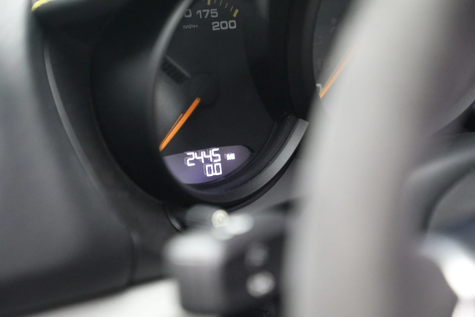 2016 Porsche Cayman GT4 interior, Black