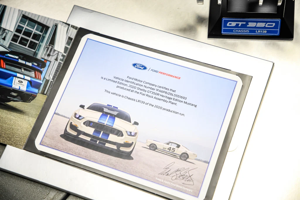 2020 Ford Mustang Shelby GT350R Heritage Edition, 25/30