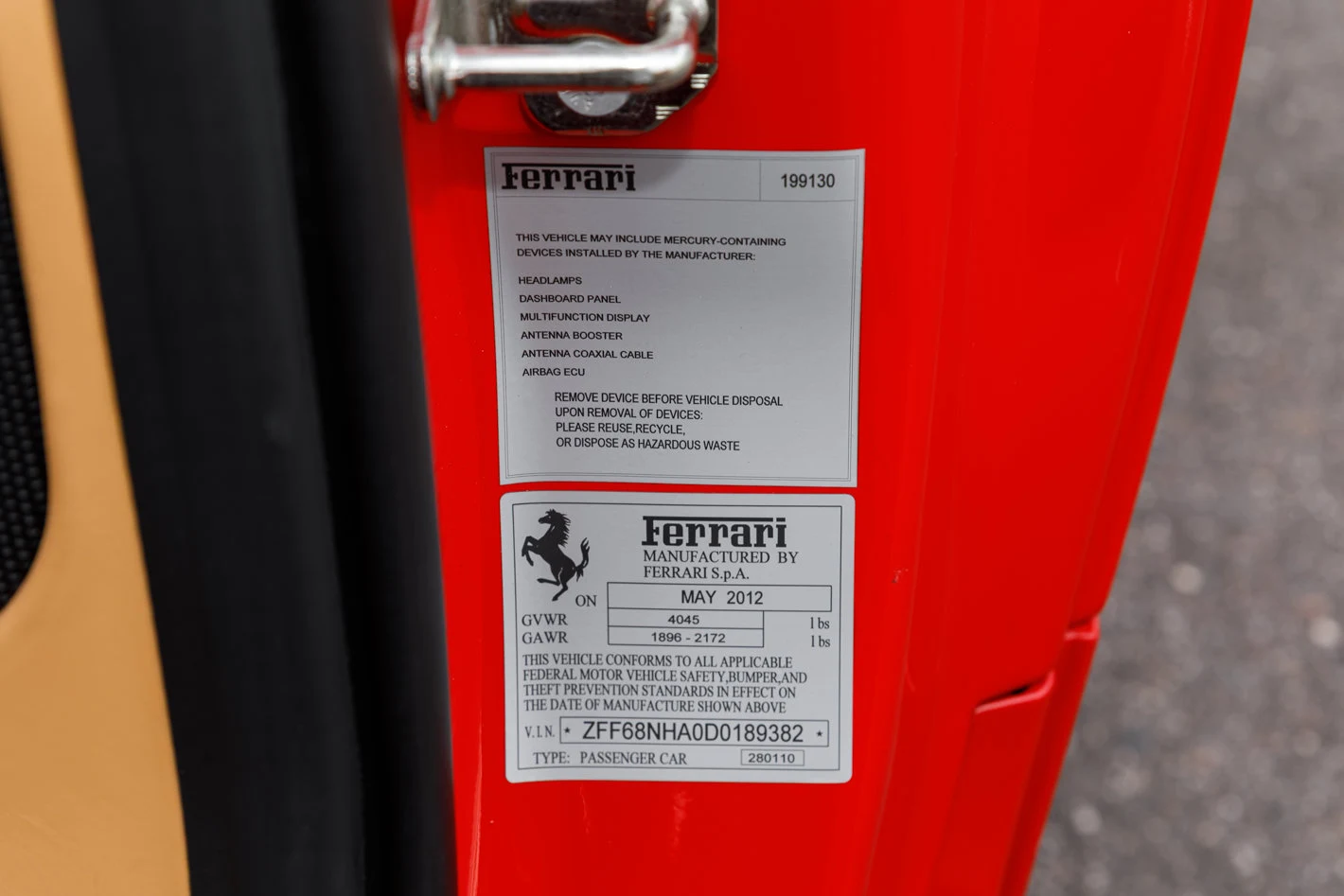 2013 Ferrari 458 Spider, 24/30