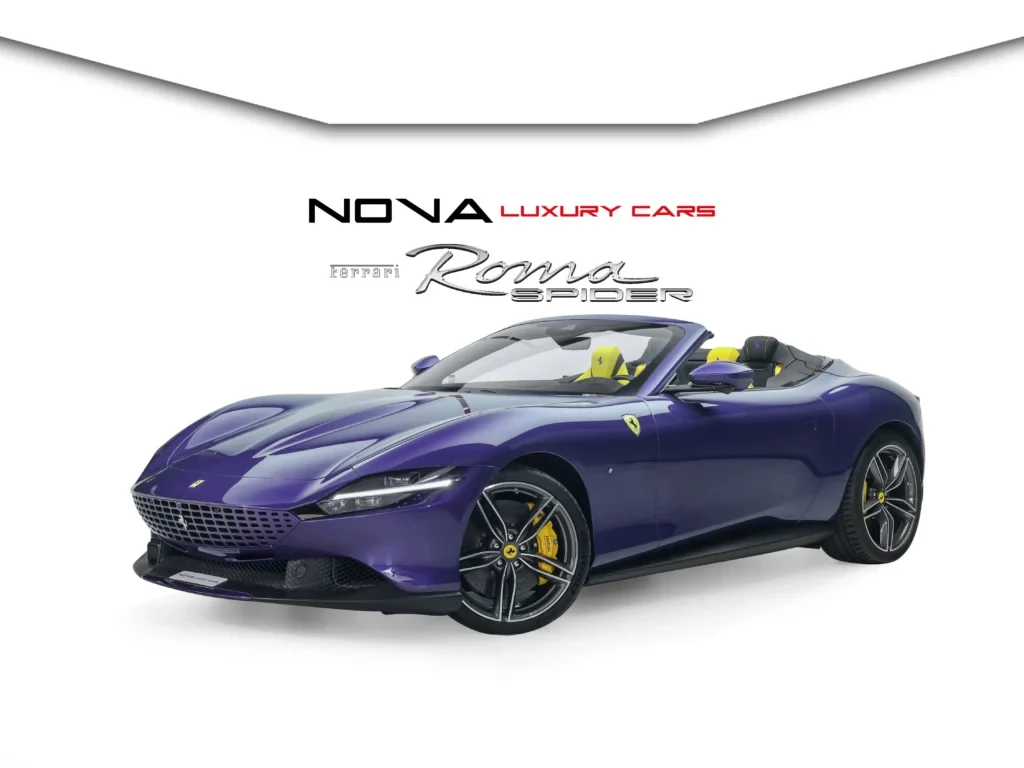 Ferrari Roma Spider · Purple (Special Colour) · Nova Luxury Cars