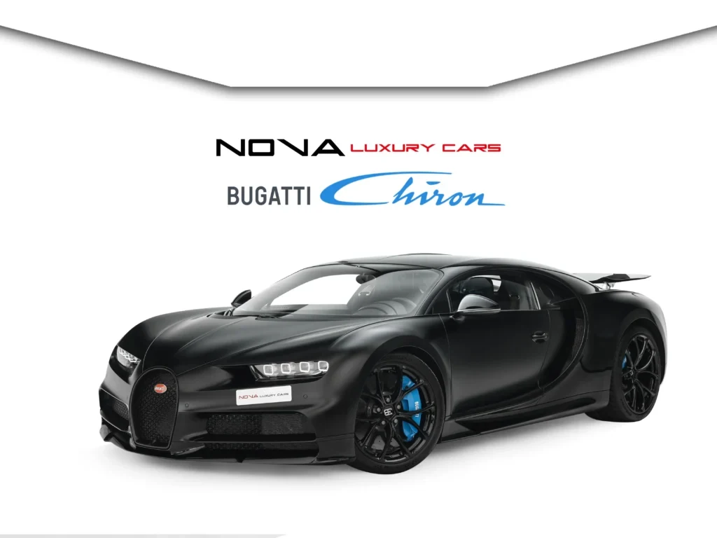 Bugatti Chiron · black · Nova Luxury Cars
