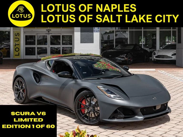 Lotus Emira V6 SE SCURA · Satin Nebulous Grey · Naples Motorsports