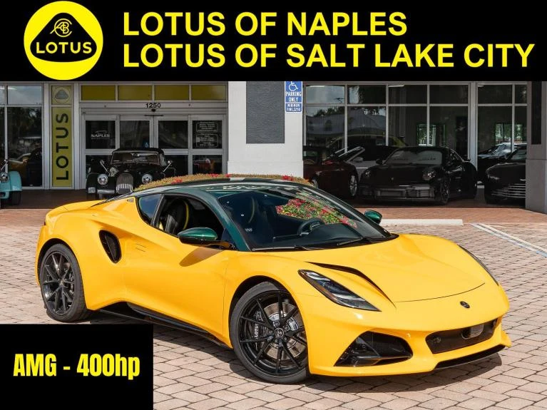 Lotus Emira Turbo SE · Hethel Yellow · Naples Motorsports