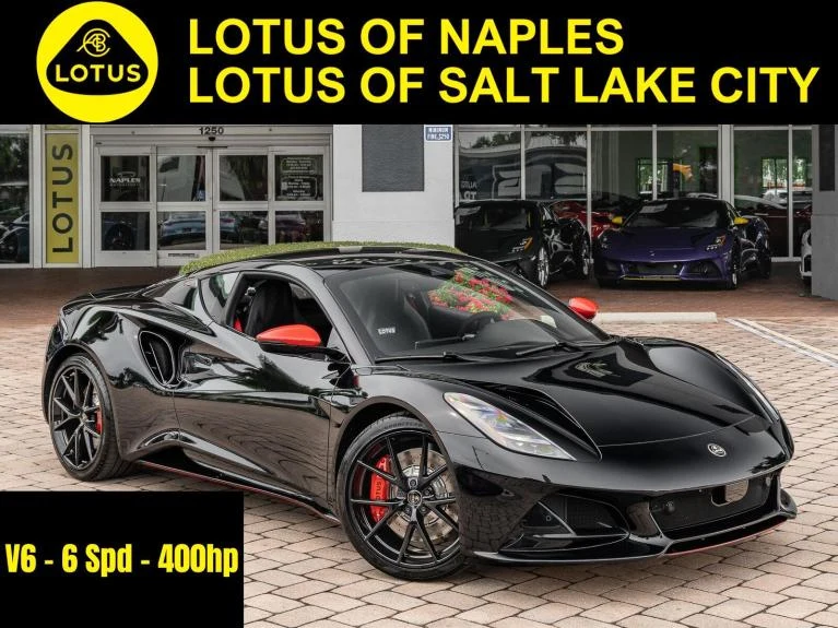 Lotus Emira V6 SE Racing Line · Cosmos Black · Naples Motorsports