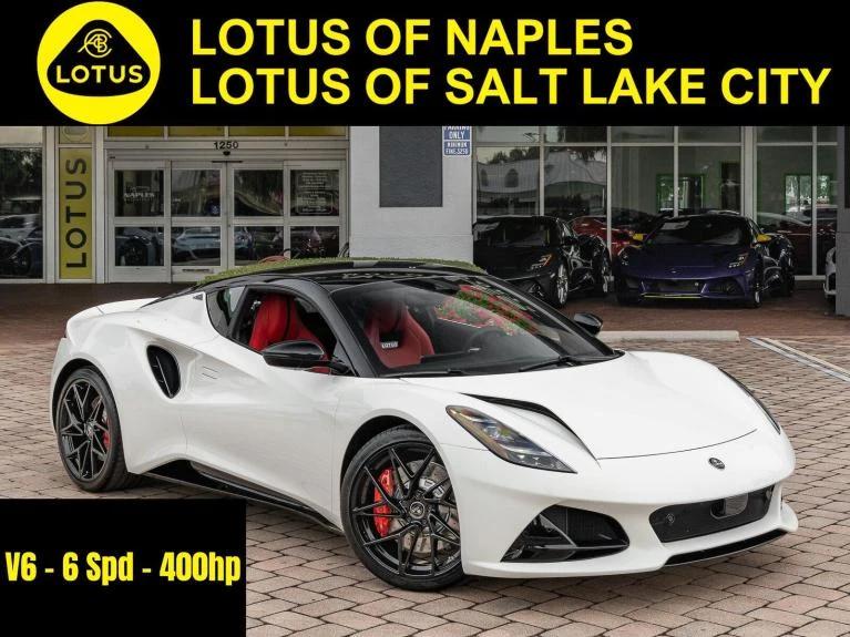 Lotus Emira V6 SE · Mist White · Naples Motorsports