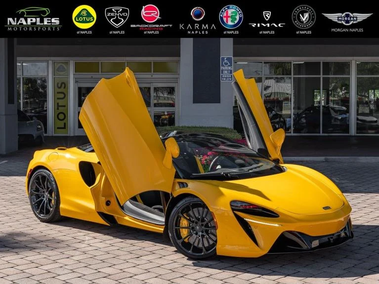 McLaren Artura Spider TechLux · Volcano Yellow · Naples Motorsports