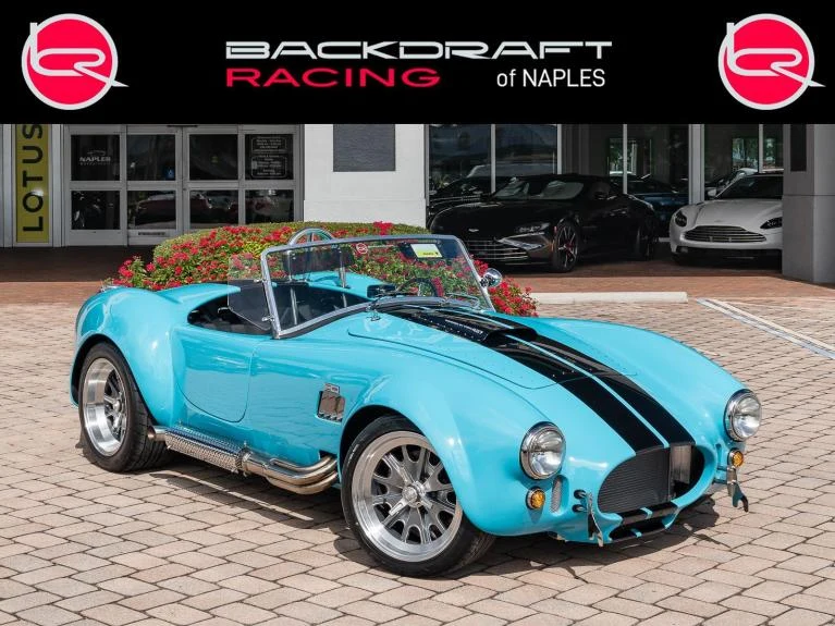 Backdraft Racing Cobra Replica · Borusan Blue with Black Magic Stripes · Naples Motorsports